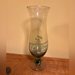 VINTAGE '80's Pat O’Briens Hurricane Glass 9” tall in like new condition